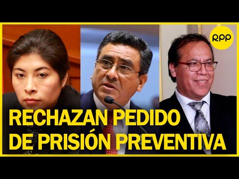 Rechazan pedido de prisión preventiva contra Betssy Chávez y exministros