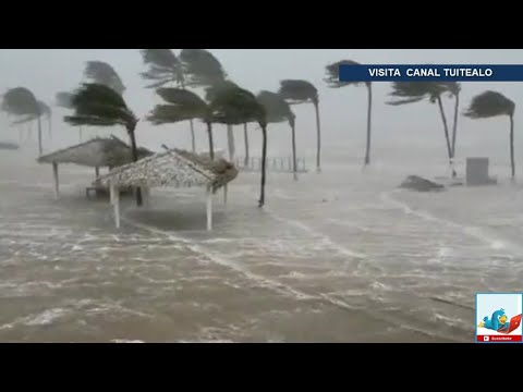 Así se vivió la llegada del Huracán Grace a costas de Quintana Roo