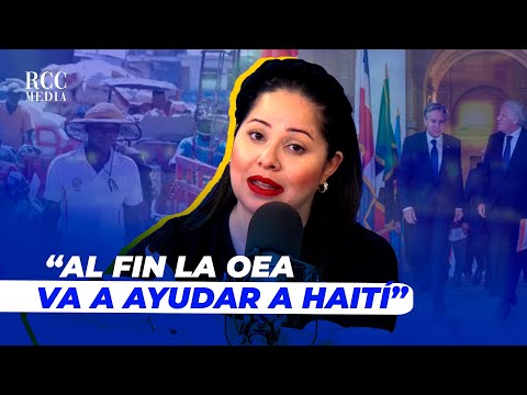 SUSY AQUINO GAUTREAU: “AL FIN LA OEA VA A AYUDAR A HAITÍ”