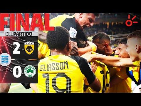 AEK de Atenas (2-0) Panathinaikos | Resumen y goles | Jornada 6 | Superliga de Grecia