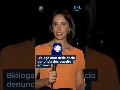 Bióloga com deficiência denuncia desrespeito em voo da Latam de Brasília a Belo Horizonte #shorts