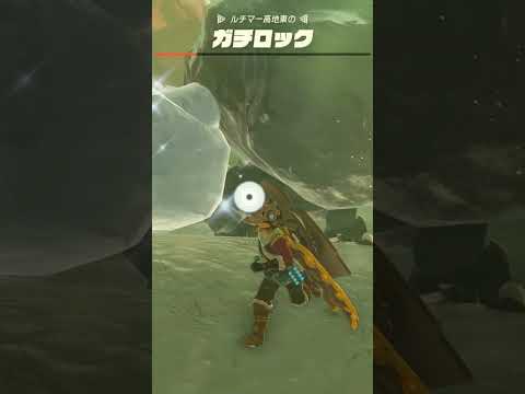 【ティアキン】ルチマー高地東のガチロック　ゼルダの伝説ティアーズ オブザキングダムオルパー台地のガチロック #ティアキン #shorts