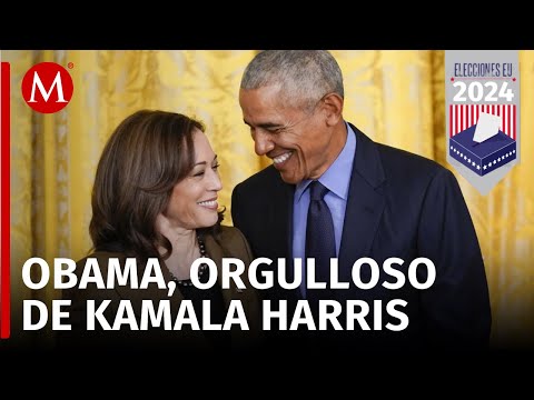 Barack y Michelle Obama respaldan a Kamala Harris en carrera presidencial