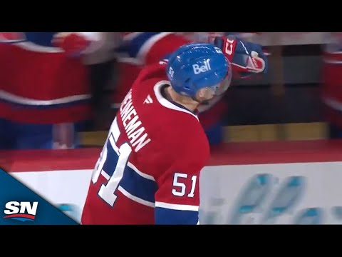 Canadiens Emil Heineman Fires Home First Career NHL Goal vs. Senators