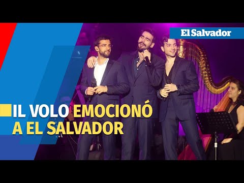 IL Volo da emocionante concierto en El Salvador