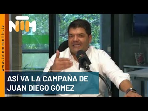 Así va la campaña de Juan Diego Gómez - Telemedellín