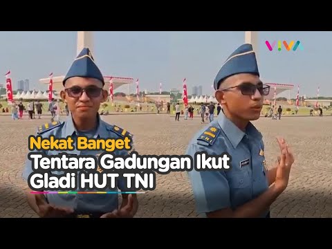 Bernyali Besar TNI AL Gadungan Ikut Gladi HUT TNI