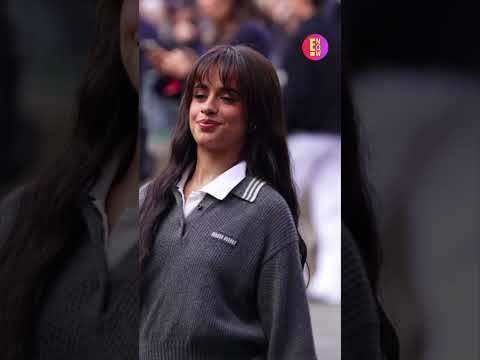 Camila Cabello asiste al desfile de ropa femenina primavera verano 2025 de Miu Miu Paris #Shorts