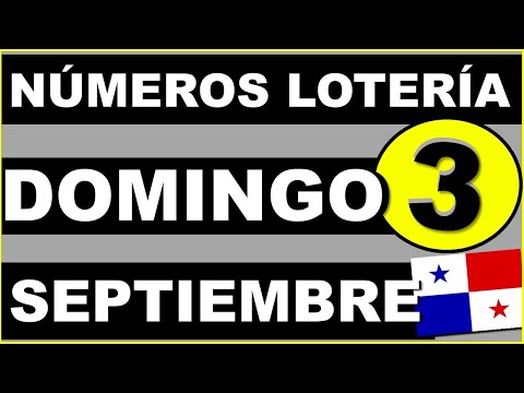 Resultados Sorteo Loteria Domingo 3 Septiembre 2023 Loteria Nacional de Panama Sorteo Dominical Hoy