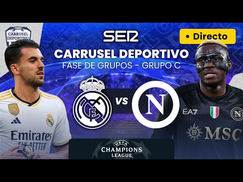 ? REAL MADRID vs NÁPOLES | Fase de Grupos UEFA Champions League EN DIRECTO