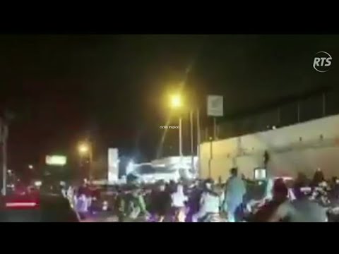 Motorizados recorren las calles de Guayaquil