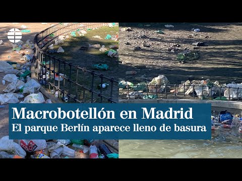 Cientos de jóvenes vuelven a reunirse en un botellón en Madrid