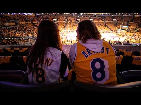 El Staples Center rindió tributo a Kobe Bryant durante el primer juego de Los Lakers tras su partida