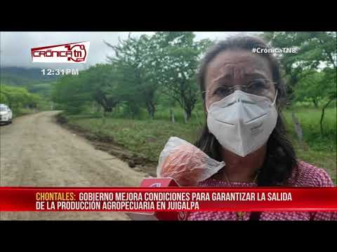 Juigalpa: Mejoramiento de camino productivo en trayecto Carca a Piedra Grande 2 - Nicaragua
