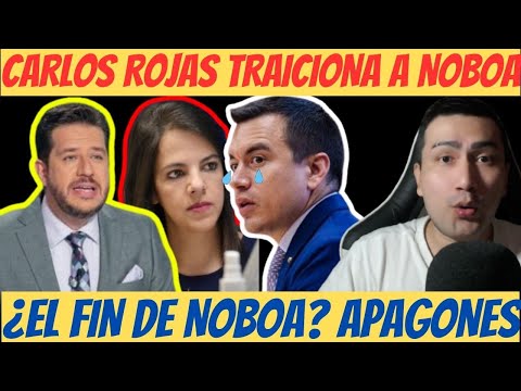 El ULTRADERECHISTA Carlos Rojas TRAICIONA a Daniel Noboa Se puede ir olvidando de la reelección