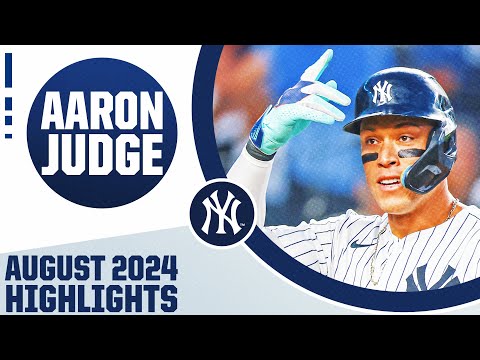 Aaron Judge August 2024 highlights (His THIRD Player of the Month win THIS SEASON!)