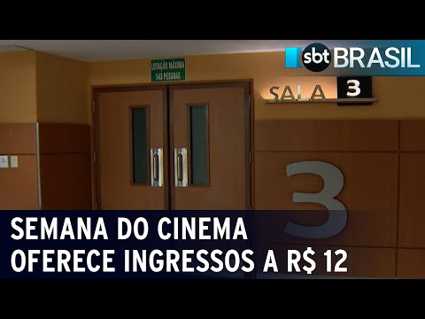 Semana do Cinema oferece ingressos a R$ 12 | SBT Brasil (23/02/24)