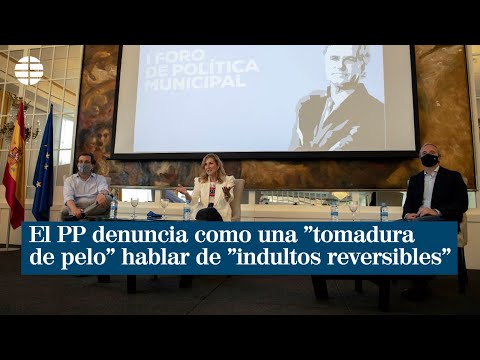 El PP denuncia como una tomadura de pelo hablar de indultos reversibles