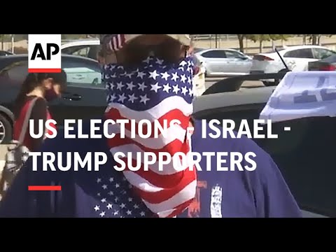 Trump supporters parade in Jerusalem ahead of US elex