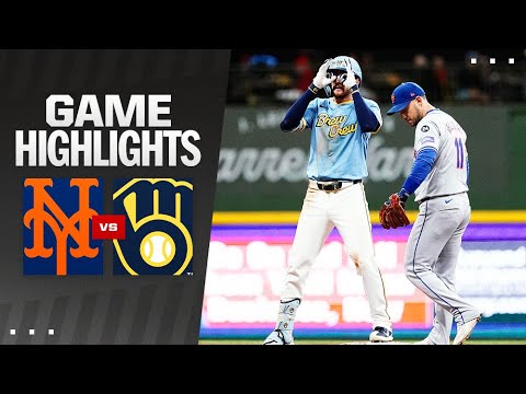 Mets vs. Brewers Game Highlights (9/27/24) | MLB Highlights