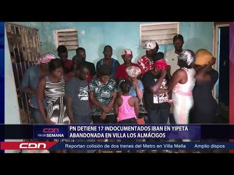 PN detiene 17 indocumentados iban en yipeta abandonada en Villa Los Almácigos
