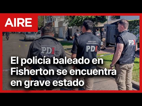 El policía baleado en Rosario tiene una lesión en el tórax y en el cráneo