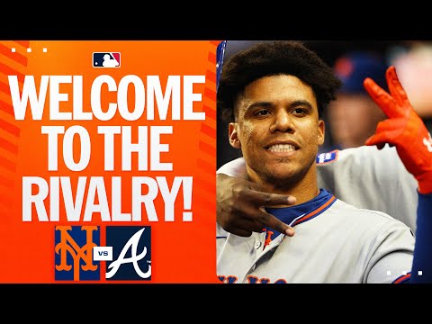 Juan Soto shows bunt and then GOES YARD in his 1st at-bat in the Mets/Braves rivalry!