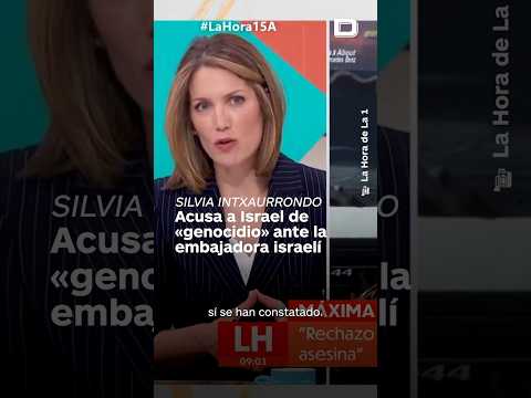 Silvia Intxaurrondo acusa a Israel de «genocidio» ante la embajadora israelí #eldebate #israel