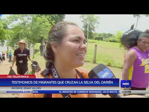 Testimonios de migrantes que cruzan la selva del Darie?n