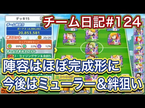たたかえドリームチーム第1,459話 チーム日記#124 絆以外は完成形に近づいたかな。新チーム紹介。