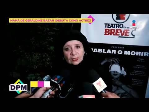 ¡Mamá de Geraldine Bazán DEBUTA como actriz en teatro! | De Primera Mano