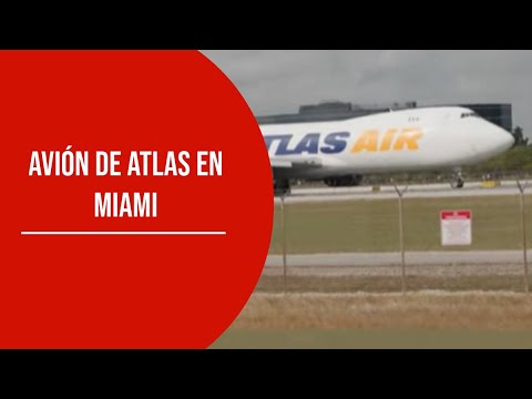URGENTE: Avión de Atlas Air se incendia en pleno vuelo tras salir del Aeropuerto de Miami