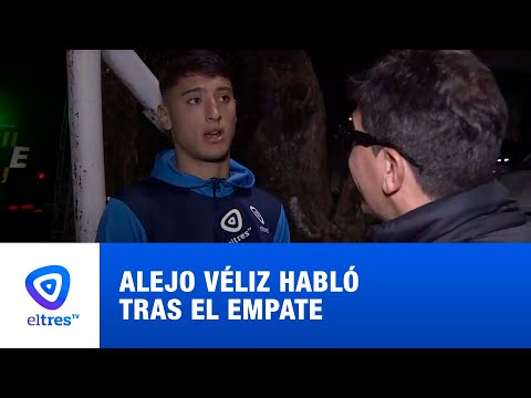 Alejo Véliz habló tras el empate entre Rosario Central y Estudiantes