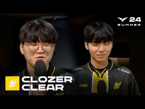 Clozer, Clear 인터뷰 | FOX vs. T1 | 07.18 | 2024 LCK 서머 스플릿