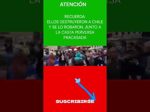 ELLOS SON LOS CAUSANTES DE LA DESTRUCCIÓN DE #CHILE Y DEL AUMENTO DE LA CORRUPCIÓN
