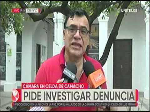 27012023   JERGES MERCADO PIDE INVESTIGAR DENUNCIA DE CAMARA EN CELDA DEL GOBERNADOR   UNITEL