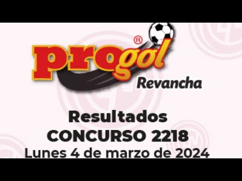 resultados Progol 2218 lista de premios