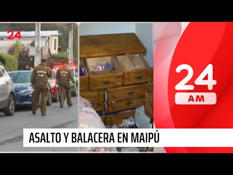 Asalto y balacera: familias fueron víctimas de violento robo | 24 Horas TVN Chile