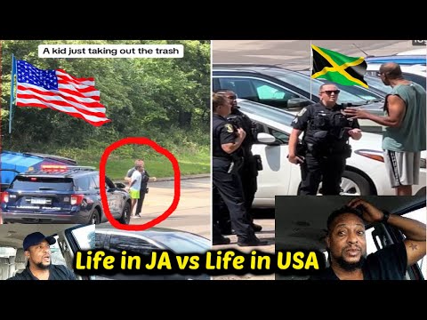 Arrested While Taking Out The Trash Life in USA vs Life in Jamaica