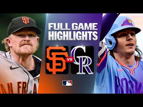 GIANTS vs ROCKIES: Official Full 경기 하이라이트 (July 3) | 2026 MLB Season
