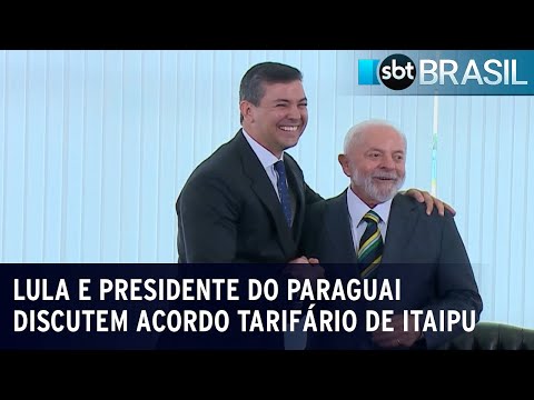 Lula discute acordo tarifário de Itaipu com presidente do Paraguai | SBT Brasil (15/01/24)