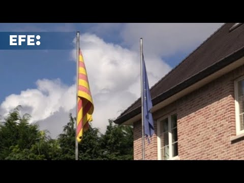 Tranquilidad en la residencia de Puigdemont en Waterloo