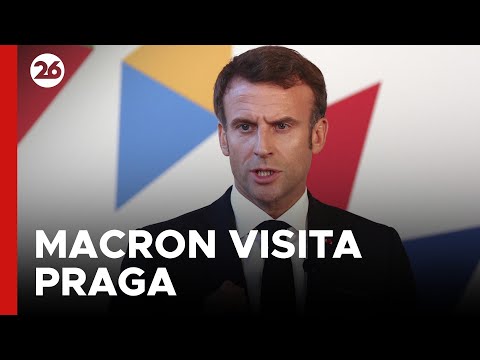 REPÚBLICA CHECA - EN VIVO | Macron visita Praga para impulsar su coalición europea por Ucrania