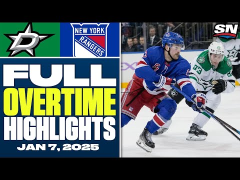 Dallas Stars at New York Rangers | FULL Overtime Highlights - January 7, 2025
