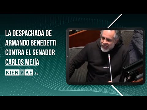 La despachada de Armando Benedetti contra el senador Carlos Mejía