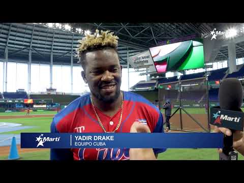 Declaraciones del beisbolista cubano Yadir Drake