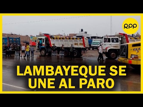 Transportistas de Lambayeque se suman a paro de transportistas este 4 de julio.