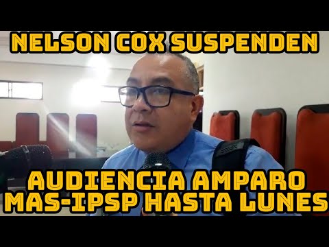 ABOGADO WILFREDO CHAVEZ DENUNCIA QUE SUSPENDIERON AUDIENCIA DE AMPARO CONSTITUCIONAL..