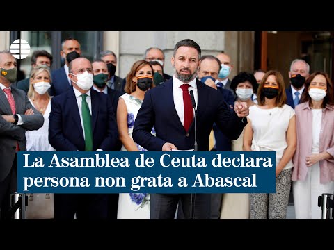 La Asamblea de Ceuta declara persona non grata a Santiago Abascal