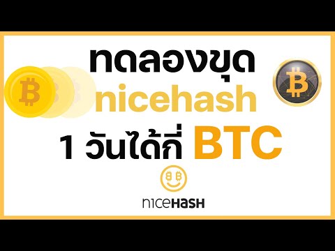 ทดลองขุดBTCที่Nicehashใน1